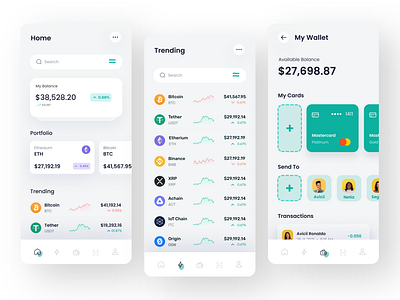 Trading App design app application deign bitcoin branding mobileapps trading trending apps uiux usd uxdesign webdesign