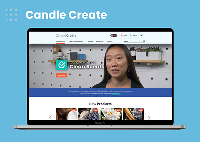 Candle Create branding graphic design ui ux web