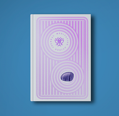 Meditation Notebook Cover for Tweens design foil meditation notebook