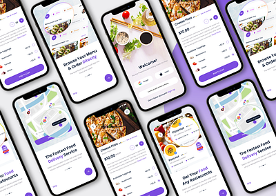 Food App Design application branding design dribbble figma food app food order graphic design mobileapp ui uiux ux uxdesign webdesign