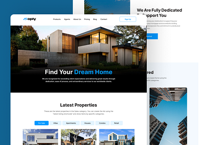 Real Estate Web design attractive design dribbble figma house landingpagedesign landselling realestate uiux userfriendly uxdesign webdesign