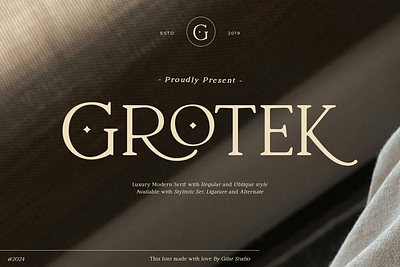 Grotek - Luxury Modern Serif grotek font wedding font