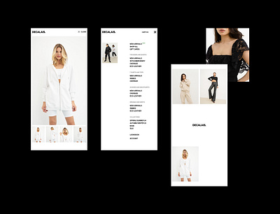 DECALAIS | E-commerce e commerce online store ui user experience user interface ux uxui uxui design website