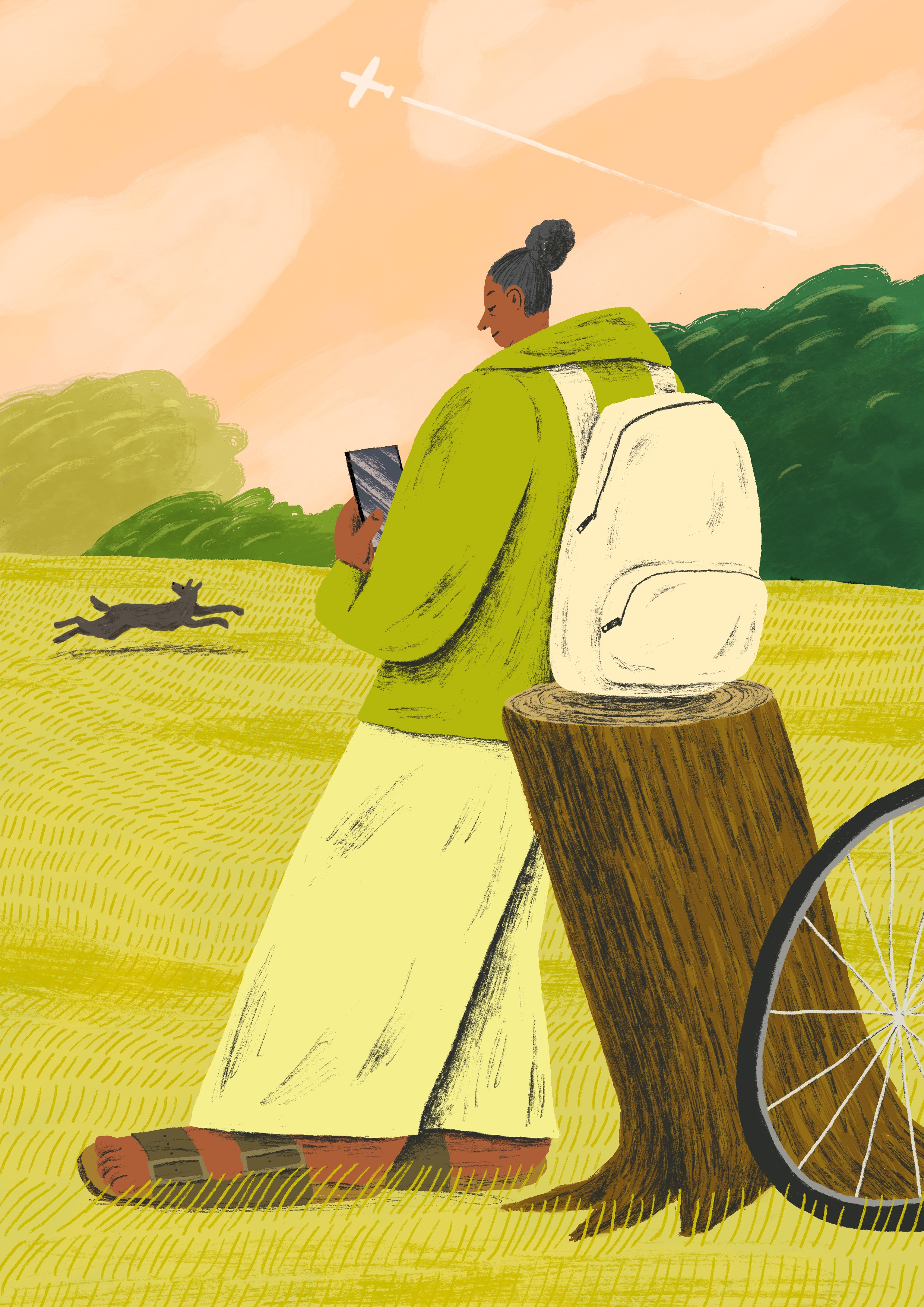 Park Day animation berlin character character design children illustration digital illustration editorial illustration hand drawn illustration japan japanese nature photoshop portrait procreate scenery scenery illustration イラスト