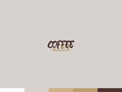 Coffee Hatch Branding branding logo ui design