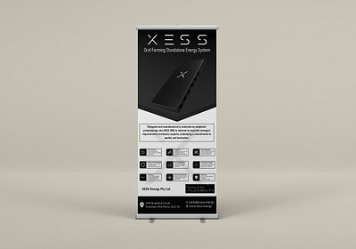 Energy System Roll-Up Banner pop up banner pull up banner retractable banner roll up banner x banner