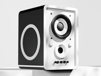 3D Minimalist Speaker 2024music 3d 3d audio 3d minimalist 3d model 3d speaker animation audio music nozaracy nozaracy 3d speaker