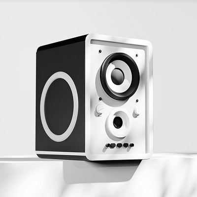 3D Minimalist Speaker 2024music 3d 3d audio 3d minimalist 3d model 3d speaker animation audio music nozaracy nozaracy 3d speaker