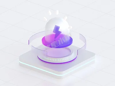 警告预警 3d ui