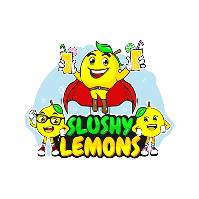 Fun Logo for Slushy Lemons branding logo