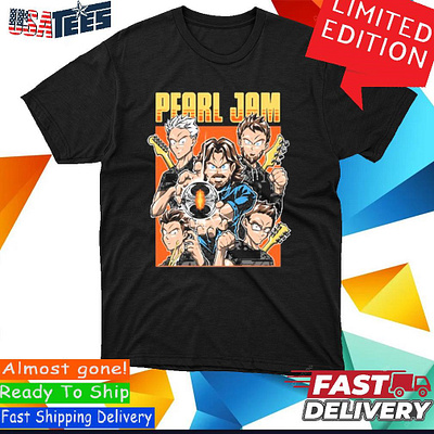 2024 Pearl Jam Dark Matter Anime Shirt