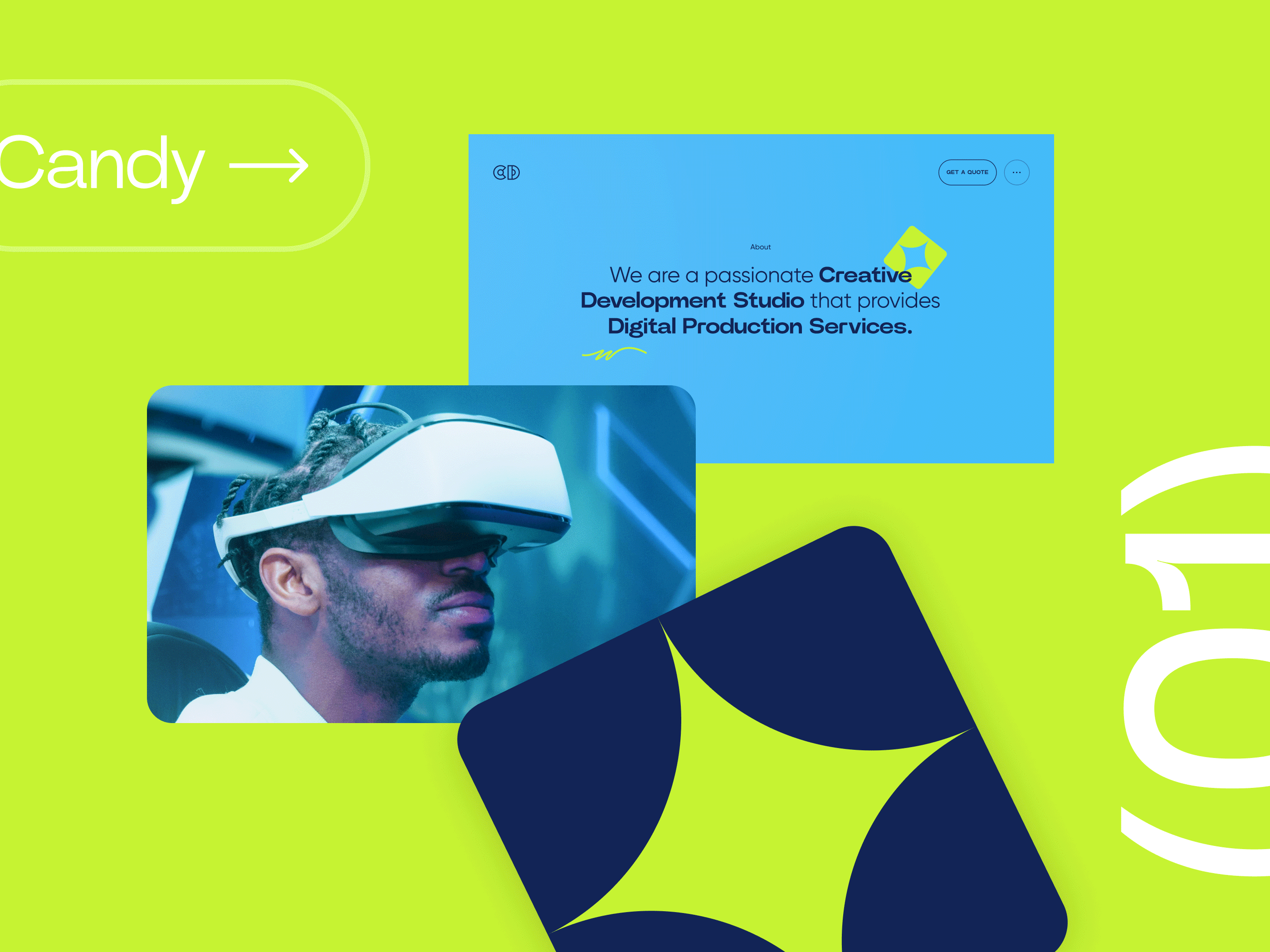 Candy Digital - (01) branding concept design desktop layout ui ux web design