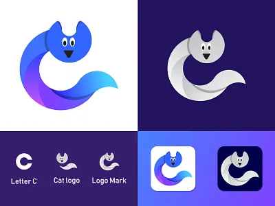 C and Cat Modern logo design 3d abstract logo branding c logo cat logo creative logo design graphic design icon illustration letter logo logo logo design logo maker logo mark logo type logos minimalist logo modern logo vector