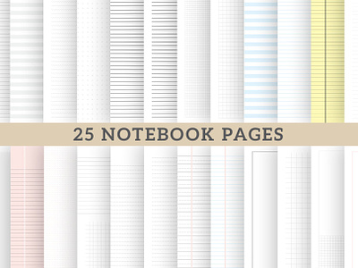 Notebook Paper Pages