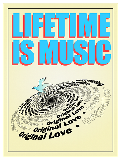 Lifetime is Music adobe illustrator graphic design music music poster poster