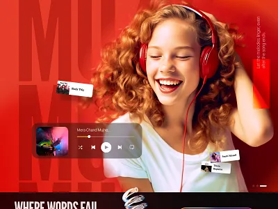 Music Banner banner design branding creative design design graphic design interface interface design ui ui template