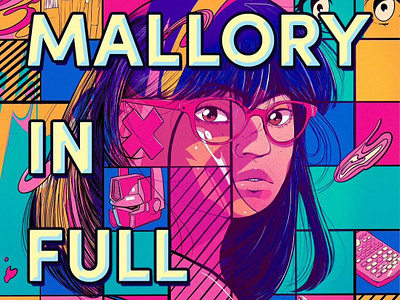 Mallory in Full Color X Carolina Rodriguez Fuenmayor book cover comic art faces portraits publishing teenagers