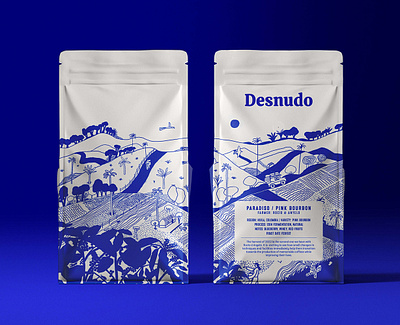Desnudo X Gina Rosas Moncada branding coffee farming food and drink