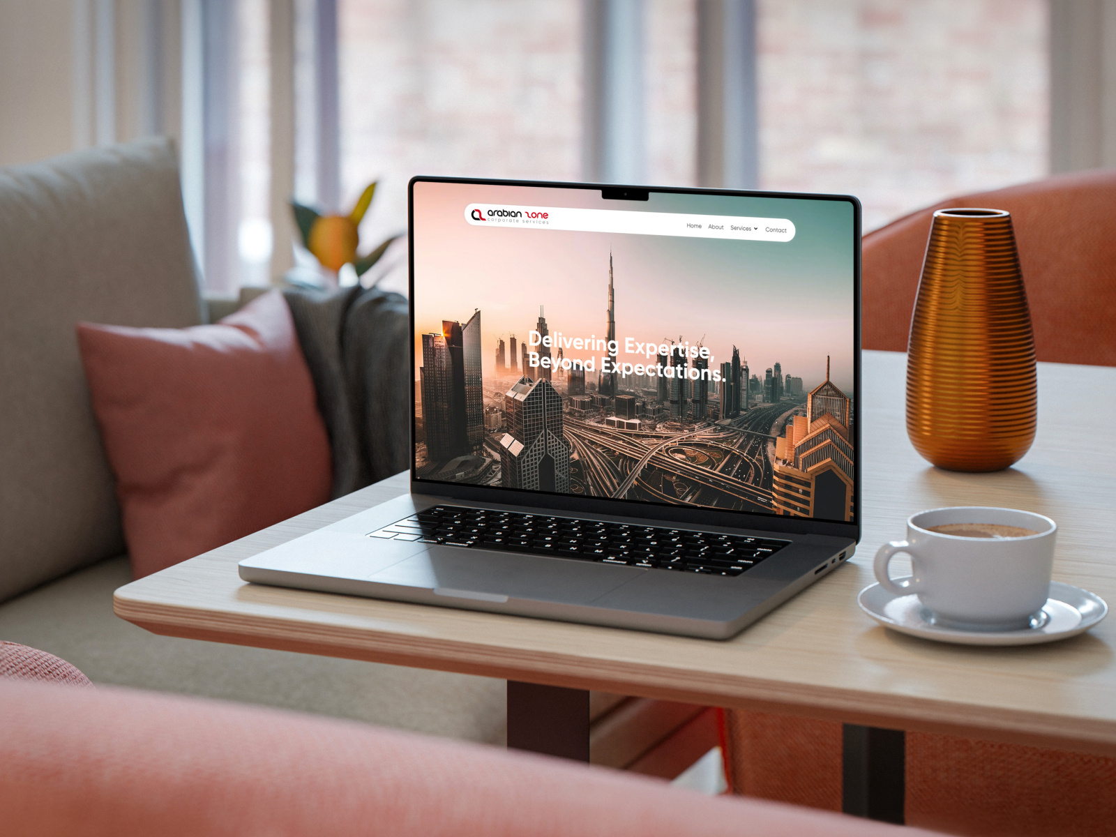 Arabian Zone - Website abu dhabi black brand identity branding business setups calicut codeappan corporate services elementor minimal design pro red uae ui ux ux ui web design website wordpress wordpress website