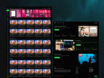 We Telly - an online video platform figma interface design ui ux video plaform web web design