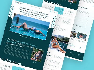 Onlyfans Agency website Design | Landing Page Design figma graphic design landing page design onlyfans onlyfans agency onlyfans agency website onlyfans agency website design onlyfans marketing agency onlyfans modeling website onlyfans website design uiux website design