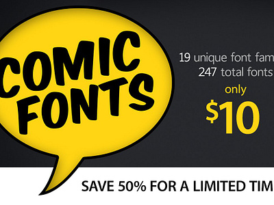 Comic Fonts anime bundle comic comics commercial use creative font font pack fonts logo macfonts manga modern opentype poster royalty free sans serif serif