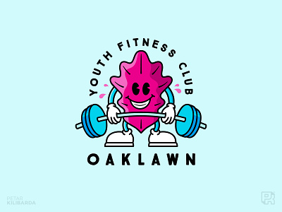 Oaklawn Youth Fitness Club (Client's work) gym health leaf nature weightlifting workout youth
