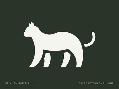 Cat logo. animal branding cat logo minimalist