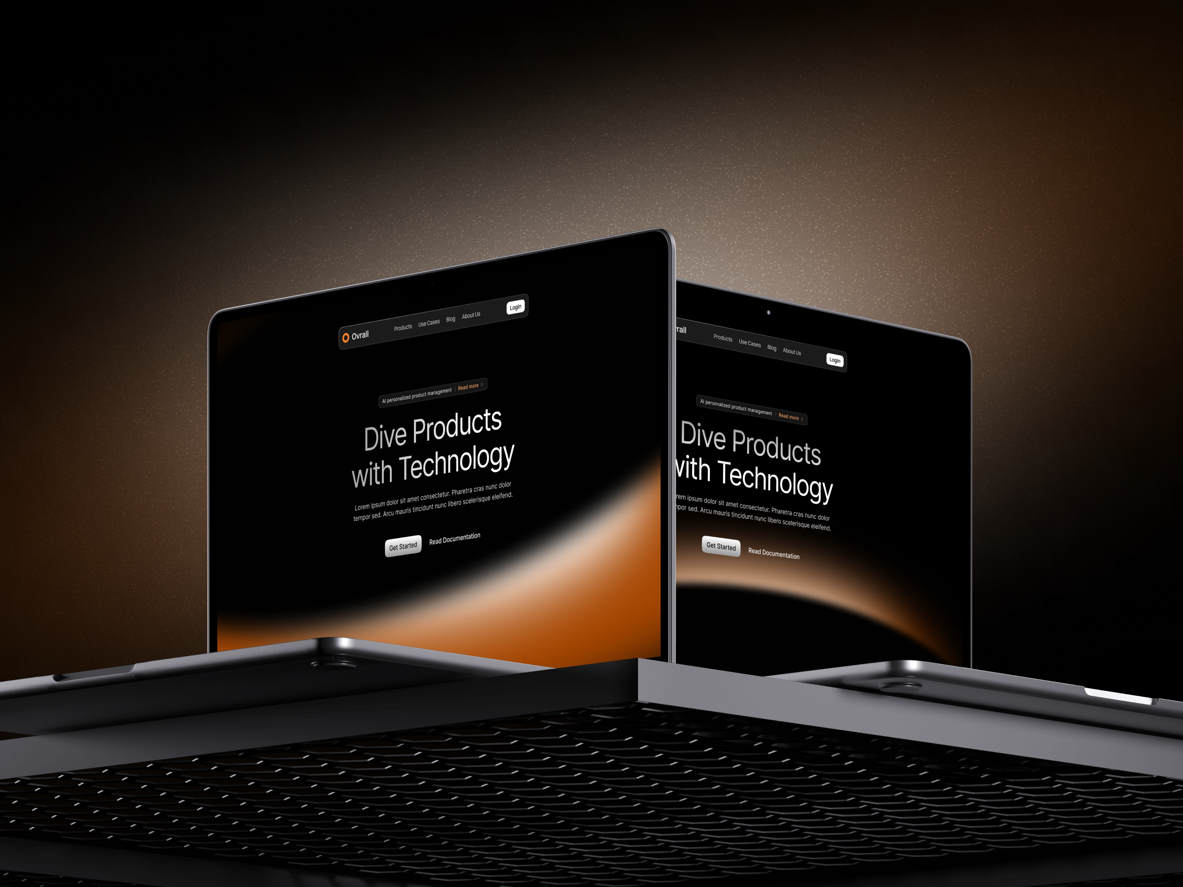 Dark Gradient Hero Section clean design dark dark design dark gradient dark mode dark theme design gradient header header website hero hero section landing page saas landing page saas website ui ui design user interface web design website