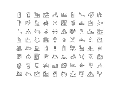 Map & Navigation Icons icon icon design icon download map map icon navigation vector icon