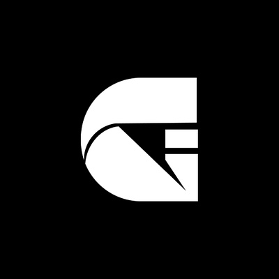 GI branding design flat gi graphic design logo minimal vector
