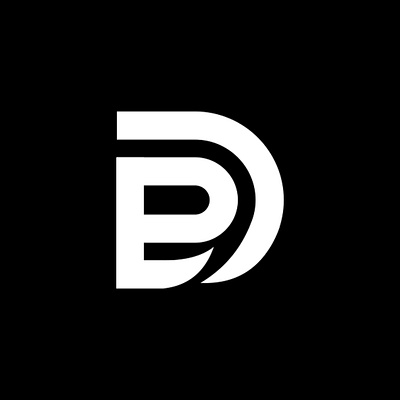 DE branding de design flat graphic design logo minimal vector