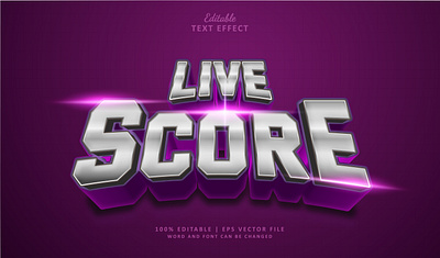 Text Effect Live Score live play score text effect
