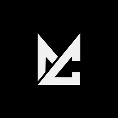 MC branding design flat graphic design logo mc minimal vector
