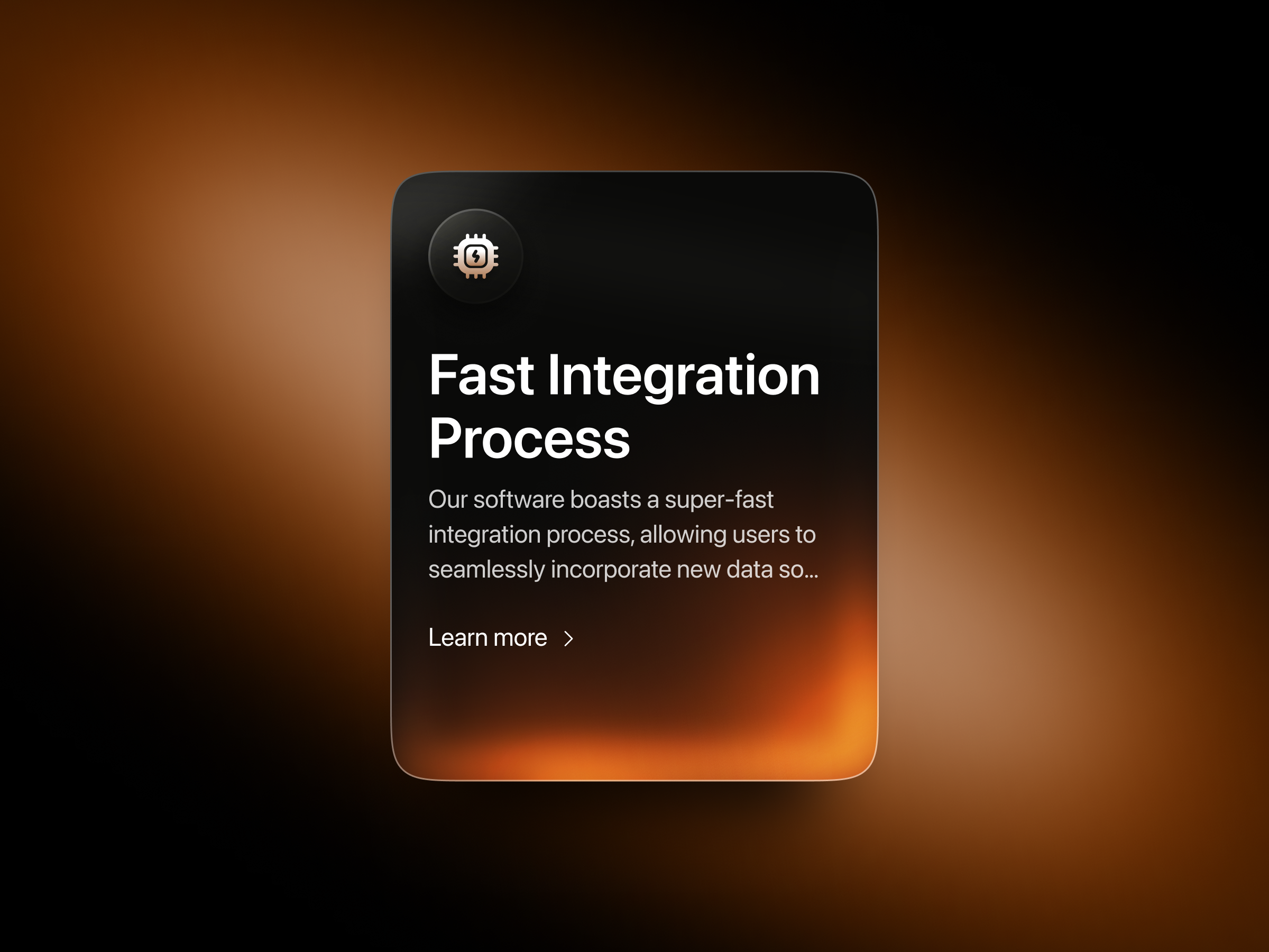 Dark Gradient Feature Card card card design card ui clean design dark dark design dark gradient dark theme dark ui dark website design feature card features gradient ui ui design uiux user interface web design website