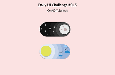 On/off Switch button (Daily Ui #015) dailyui daiyl ui figma switch button ui ui challenge ui design uiux user experience user interface user interface design ux