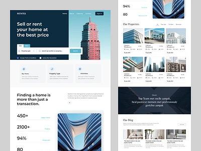 Real Estate Website Design design design uiux droip template figma design framer template oripio oripio design agency product design real estate real estate landing page real estate sell buy real estate template real estate with search sujon sujon hossain sujon hossain designer ux designer web design webflow template website design