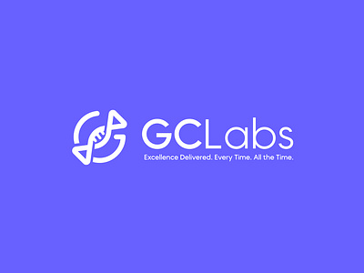 GCLabs Logo Design branding g g logo gclabs logo iconic lab logo laboratory logo mark minimalistic science symbol