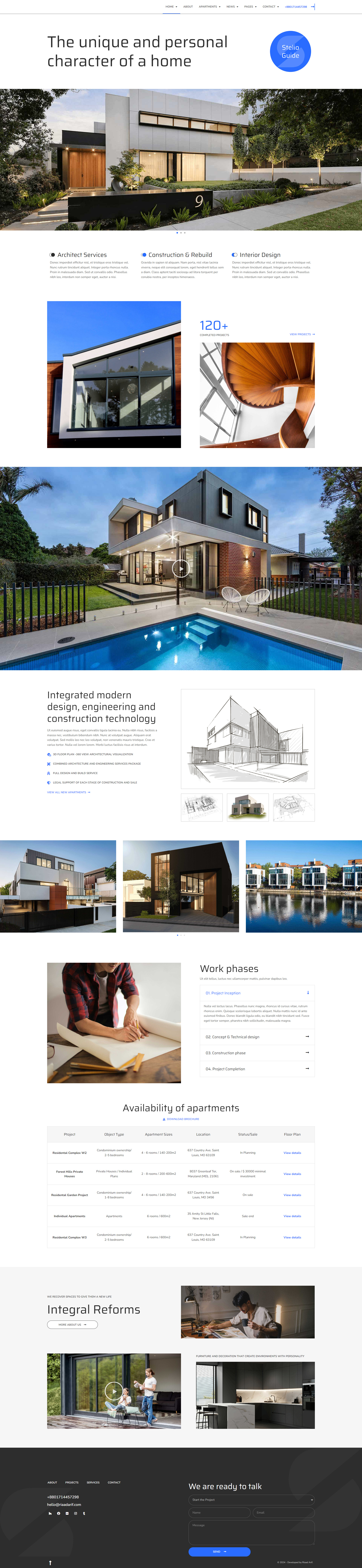 Architect Website Design​​​​​​​ | WordPress Website architect design website architect website design architect websites architects website architects websites best architect website best architect websites building website construction website design elementor website engineering website industrial website riaad arif website architect website design for architects wordpress landing wordpress website
