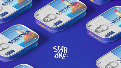 Star One Sardines | Branding & Packaging affinity designer affinity photo branding design packaging sea sea food vector