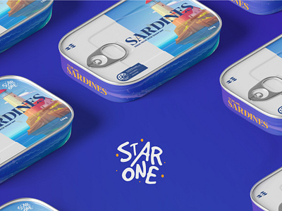 Star One Sardines | Branding & Packaging affinity designer affinity photo branding design packaging sea sea food vector