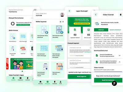 Government Concept App - UI Design application design figma government government app graphic design illustration ui ui design