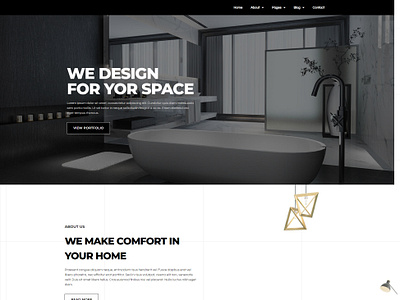 Interior Design Website Design | WordPress Website architect design website architect website design architect websites architects website architects websites best architect website best architect websites building website construction website design engineering website industrial website landing page riaad arif ui website architect website design for architects wordpress wordpress landing wordpress website