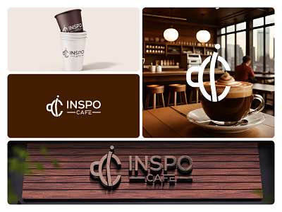 Coffee Shop Logo | Cafe Logo Design bean logo branding c coffee logo cafe logo coffee coffee bean logo coffee shop coffee shop logo design food logo gradeint iconic identity illustration logo logo design modern restaurant logo