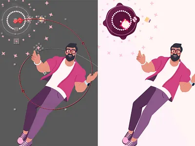 🪄 The magic behind the ✨motion✨ animation axis bank behind the scenes breakdown design fin tech graphic design illustration insights motion graphics