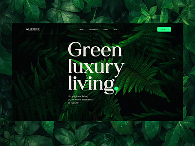 Green housing - Website Design design housingwebsite properties realestate website ui ui design uiux design user interface design web design website websitedesgn