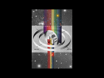 Visible Spectrum accelerometer art artwork collage design frequency graphic design gyroscope outer space rainbow scanner art spectrum stars visible