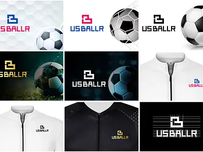 Us Ballr Logo & Brand Identity Design for a Football Club animation branding graphic design logo logo design