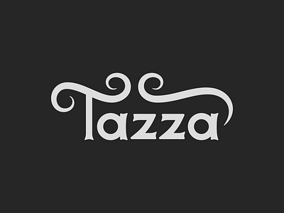 Tazza - Artisan Coffee Shop Logo artisan coffee coffee shop logo daily logo challenge logo design swirls typography