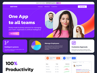 App to your team analytics commerce design page ui ux web